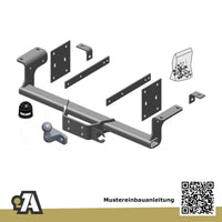 Opel Movano Pritsche Pritsche Einfachbereifung 06.2010-12.2021 B - X62 BRiNK Anhängerkupplung mit JAEGER Elektrosatz