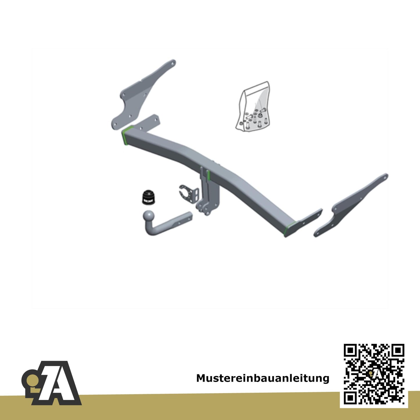 Mazda CX-5 5-Türer (SUV) ab 09.2021 KF BRiNK Anhängerkupplung mit JAEGER Elektrosatz