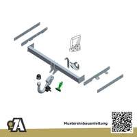 Nissan Note 5-Türer (Minivan) 10.2013-11.2020 E12 BRiNK Anhängerkupplung mit JAEGER Elektrosatz