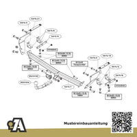Nissan Qashqai II 5-Türer (SUV) 02.2014-11.2018 J11 BRiNK Anhängerkupplung mit JAEGER Elektrosatz