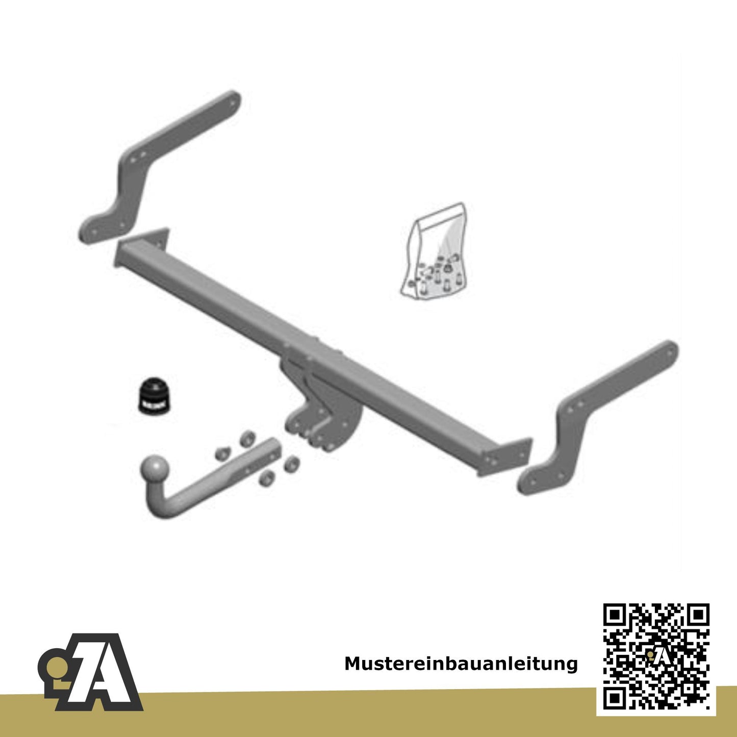Dacia Duster I 5-Türer (Geländewagen) 03.2010-10.2013 HS BRiNK Anhängerkupplung mit JAEGER Elektrosatz
