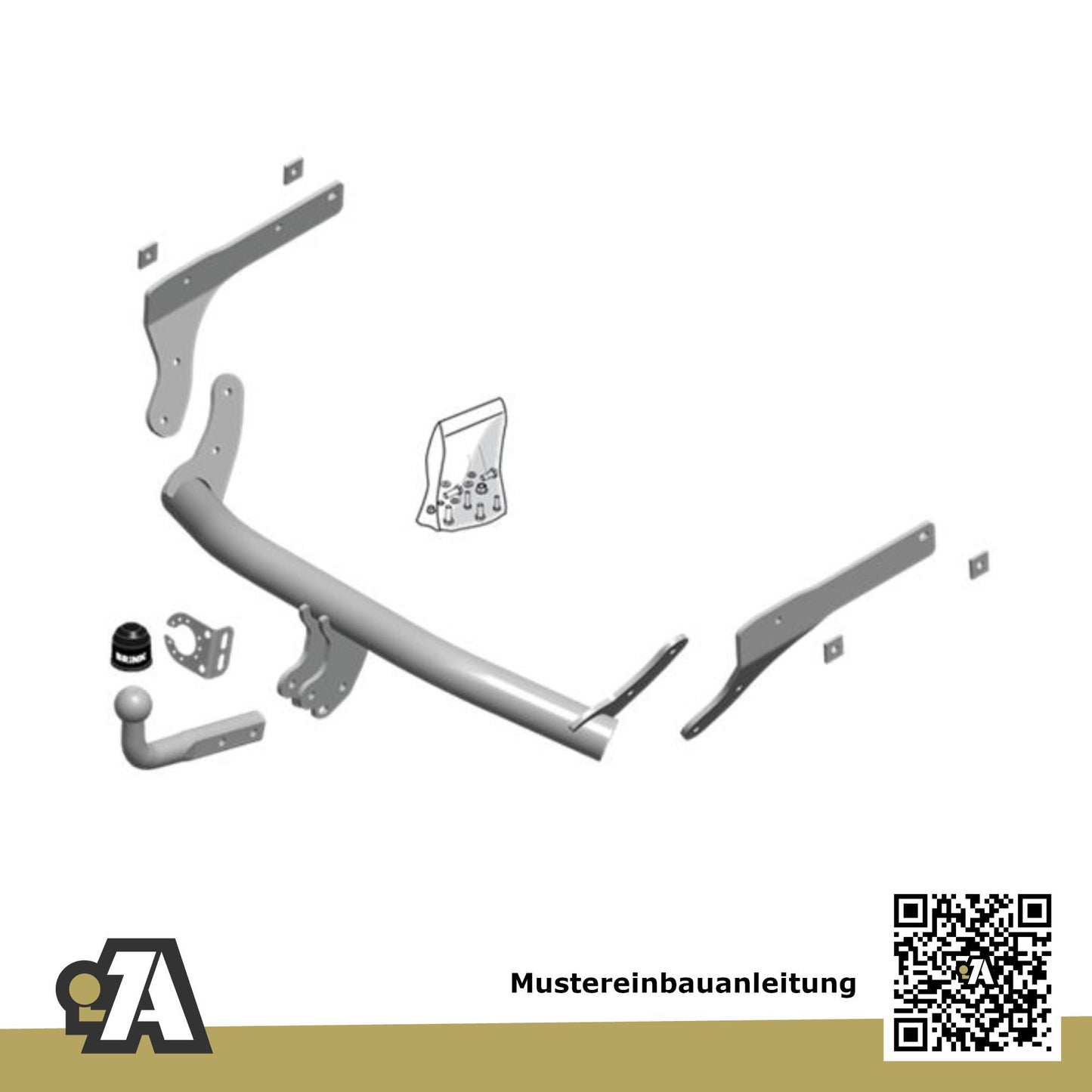 Dacia Logan MCV II 5-Türer (Kombi) 09.2013-10.2020 - BRiNK Anhängerkupplung mit JAEGER Elektrosatz