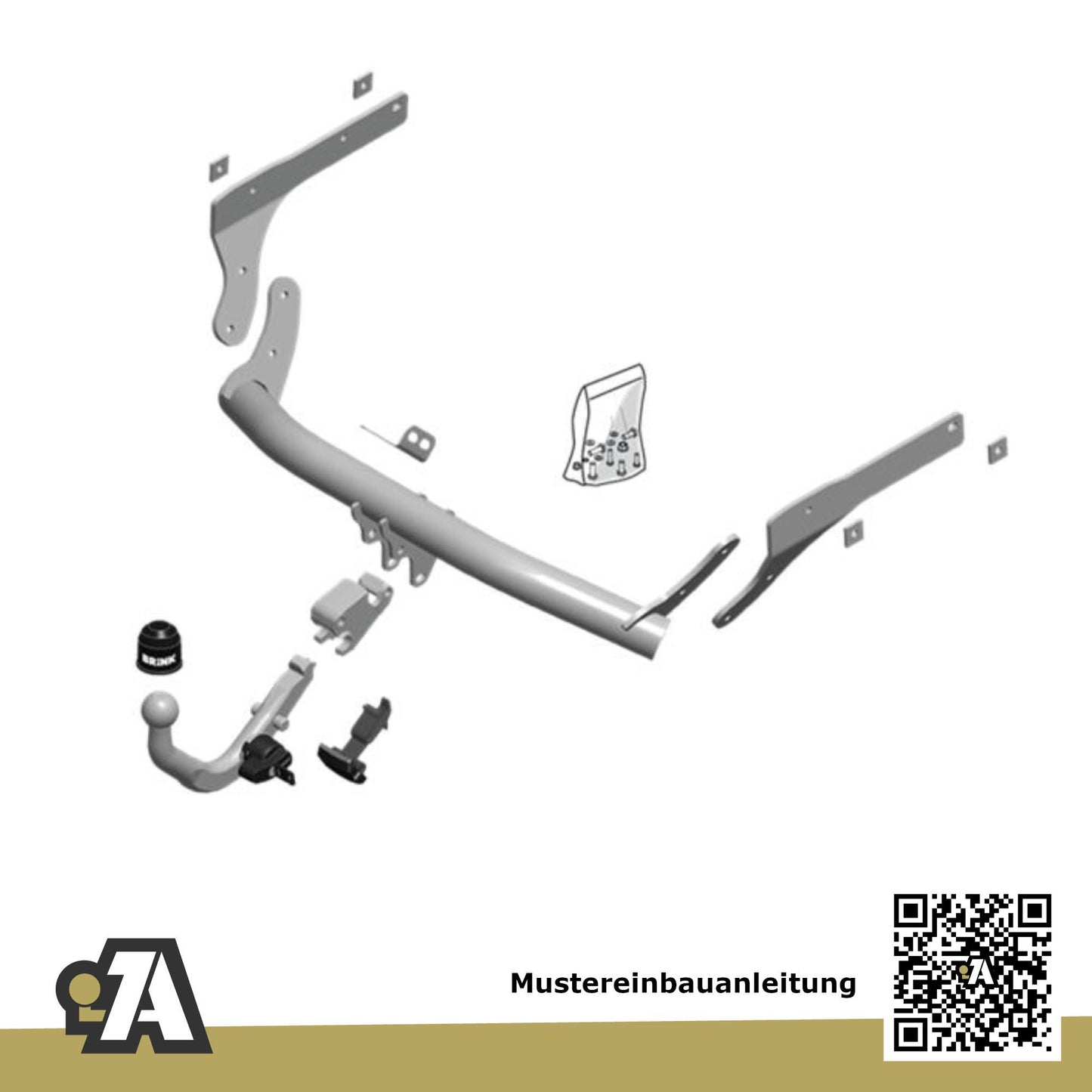 Dacia Logan MCV II 5-Türer (Kombi) 09.2013-10.2020 - BRiNK Anhängerkupplung mit JAEGER Elektrosatz