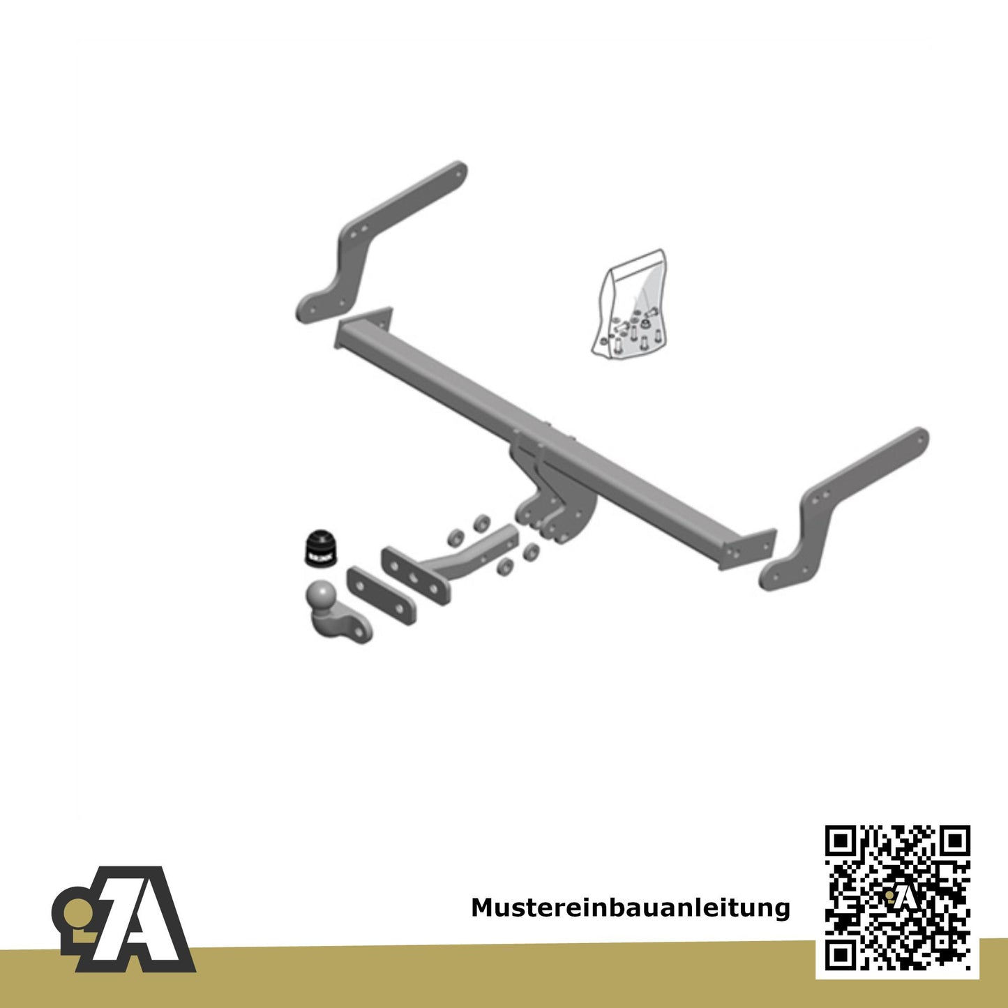 Dacia Duster II 5-Türer (Geländewagen) 02.2018-12.2024 HM BRiNK Anhängerkupplung mit JAEGER Elektrosatz