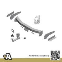 Jeep Grand Cherokee 5-Türer (SUV) 05.2013-04.2021 WK BRiNK Anhängerkupplung mit JAEGER Elektrosatz