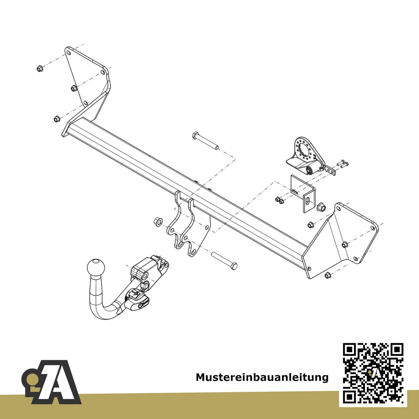 Mini Countryman 5-Türer (Kombi) 09.2010-10.2016 R60 BRiNK Anhängerkupplung mit JAEGER Elektrosatz