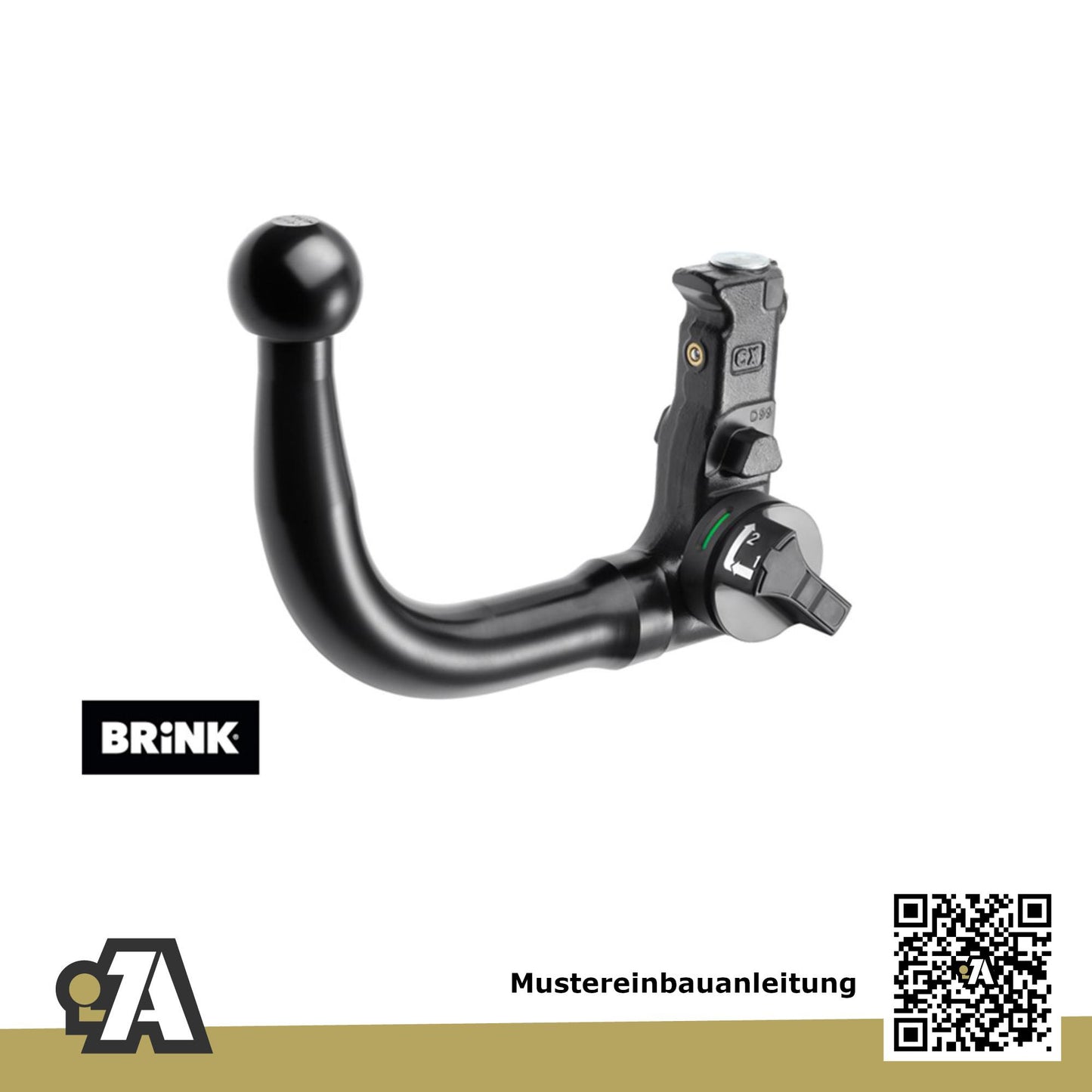 MG HS / EHS 5-Türer (SUV) 11.2020-09.2024 AS23 BRiNK Anhängerkupplung mit JAEGER Elektrosatz