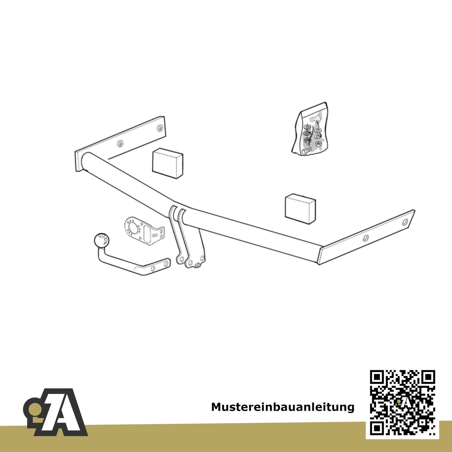 Skoda Fabia Limo & Kombi 4/5-Türer (Limo & Kombi) 01.2001-03.2007 6Y3 / 6Y5 BRiNK Anhängerkupplung mit JAEGER Elektrosatz