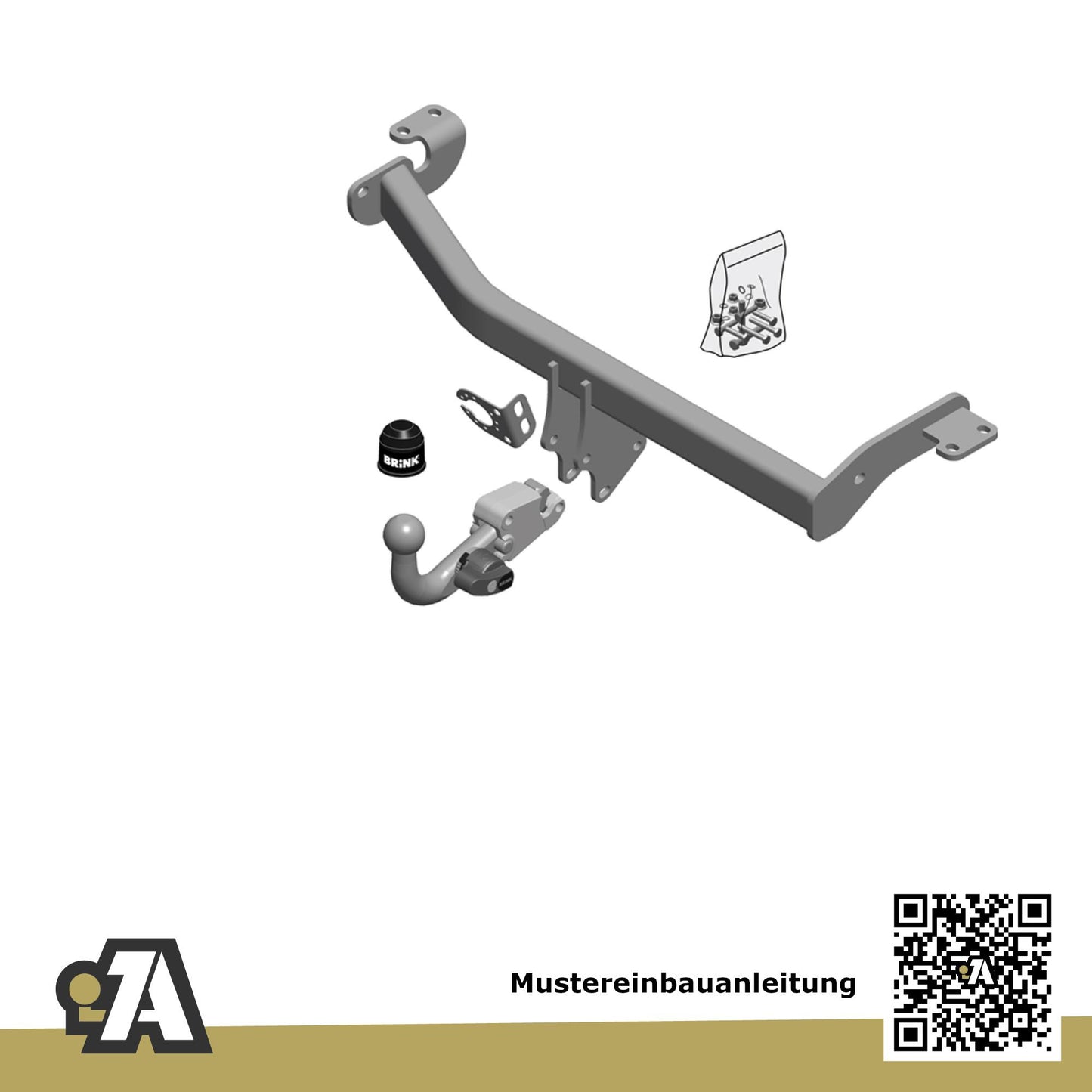 Suzuki Jimny Geländewagen / SUV ab 11.2018 A6G / GJ BRiNK Anhängerkupplung mit JAEGER Elektrosatz