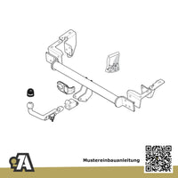 Toyota RAV4 5-Türer (SUV) 06.2000-01.2006 A2 BRiNK Anhängerkupplung mit JAEGER Elektrosatz