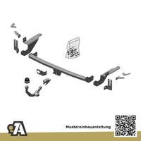 Toyota RAV4 5-Türer (SUV) 03.2006-02.2013 A3 - ohne Reserverad am Heck BRiNK Anhängerkupplung mit JAEGER Elektrosatz