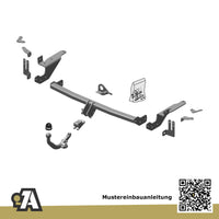 Toyota RAV4 5-Türer (SUV) 03.2006-01.2009 A3 - mit Reserverad am Heck BRiNK Anhängerkupplung mit JAEGER Elektrosatz