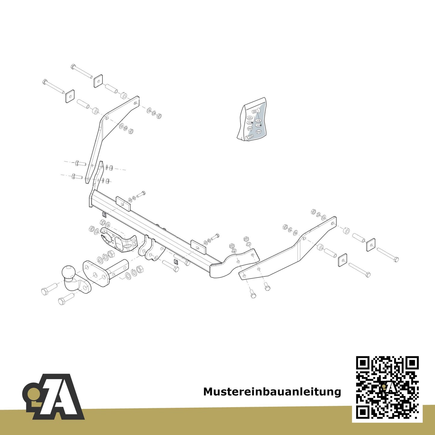 Citroen Berlingo Kombi / Kasten 01.1997-01.2008 MF / M_ BRiNK Anhängerkupplung mit JAEGER Elektrosatz