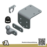 VW Amarok Pick Up 08.2010-05.2020 mit Trittstufe BRiNK Anhängerkupplung mit JAEGER Elektrosatz