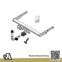 VW T5 / T6 Bus / Kasten 07.2011-10.2019 7H_ / 7E_ BRiNK Anhängerkupplung mit JAEGER Elektrosatz