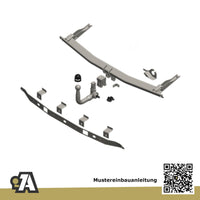 VW Caddy IV Kombi / Kasten 06.2015-08.2020 SA_ BRiNK Anhängerkupplung mit JAEGER Elektrosatz