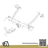 Citroen Berlingo II Kombi / Kasten 05.2008-08.2018 B9 L2 - Länge: 4628mm BRiNK Anhängerkupplung mit JAEGER Elektrosatz
