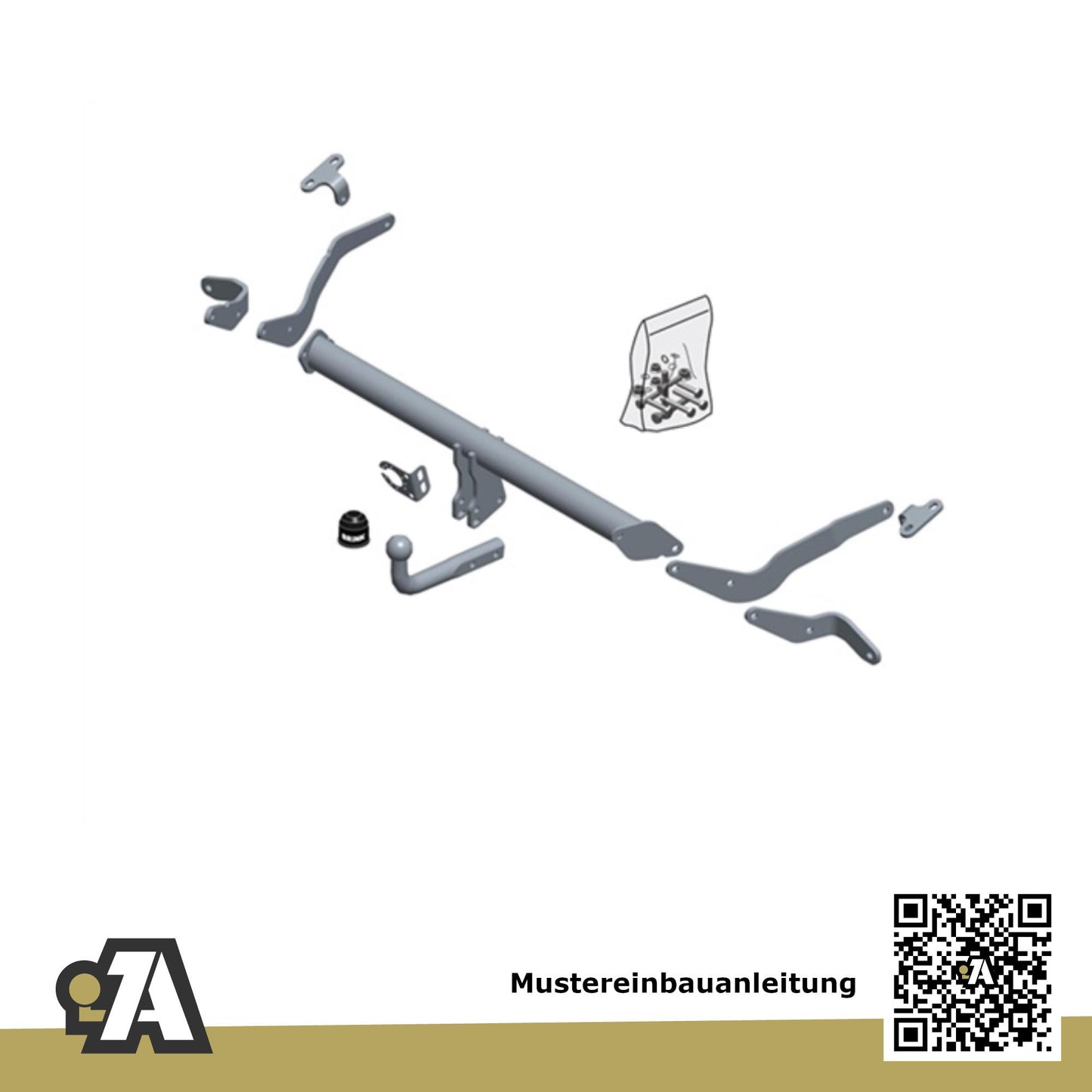Citroen Berlingo III Kombi / Kasten ab 09.2018 K9 L1 - Länge: 4403mm BRiNK Anhängerkupplung mit JAEGER Elektrosatz