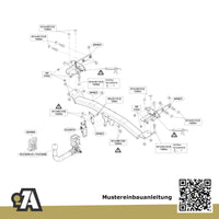 Fiat 500X 5-Türer (Schrägheck) ab 02.2015 334 BRiNK Anhängerkupplung mit JAEGER Elektrosatz