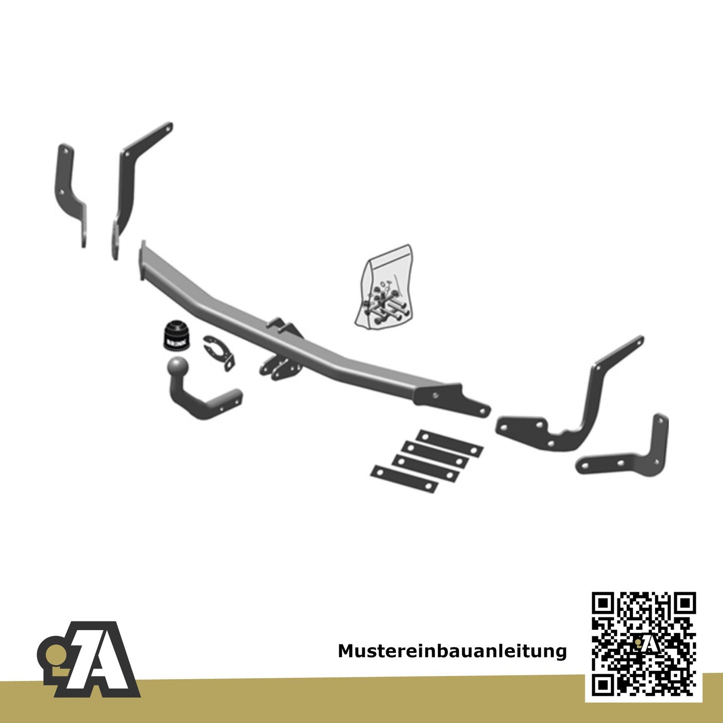 Citroen C4 Picasso & Grand 5-Türer (Kompaktvan) 06.2013-03.2018 DA / DE BRiNK Anhängerkupplung mit JAEGER Elektrosatz