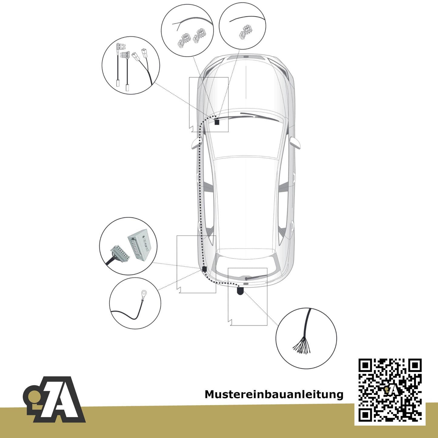 Seat Arona 5-Türer (SUV) ab 11.2017 KJ7 BRiNK Anhängerkupplung mit JAEGER Elektrosatz