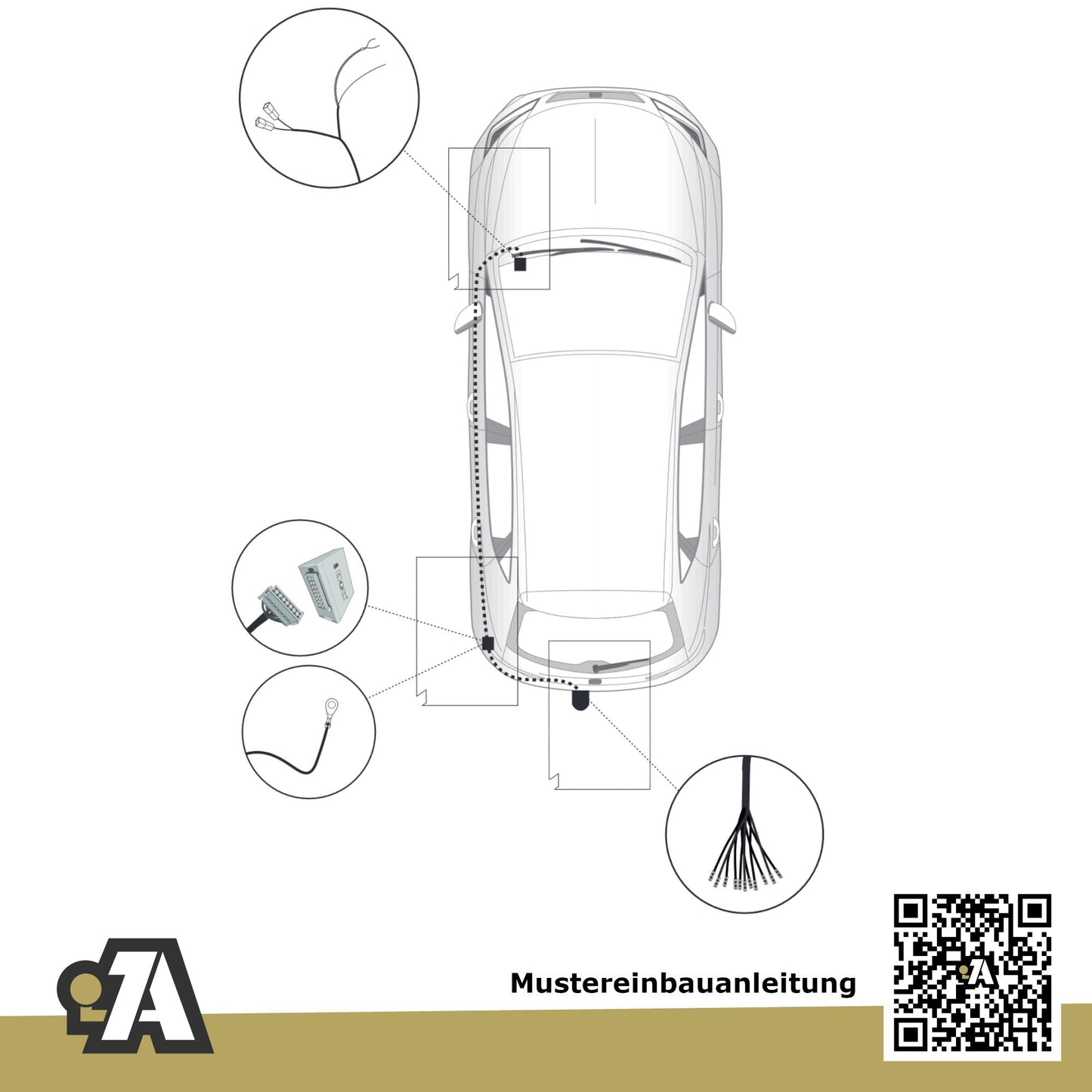 Seat Arona 5-Türer (SUV) ab 11.2017 KJ7 BRiNK Anhängerkupplung mit JAEGER Elektrosatz