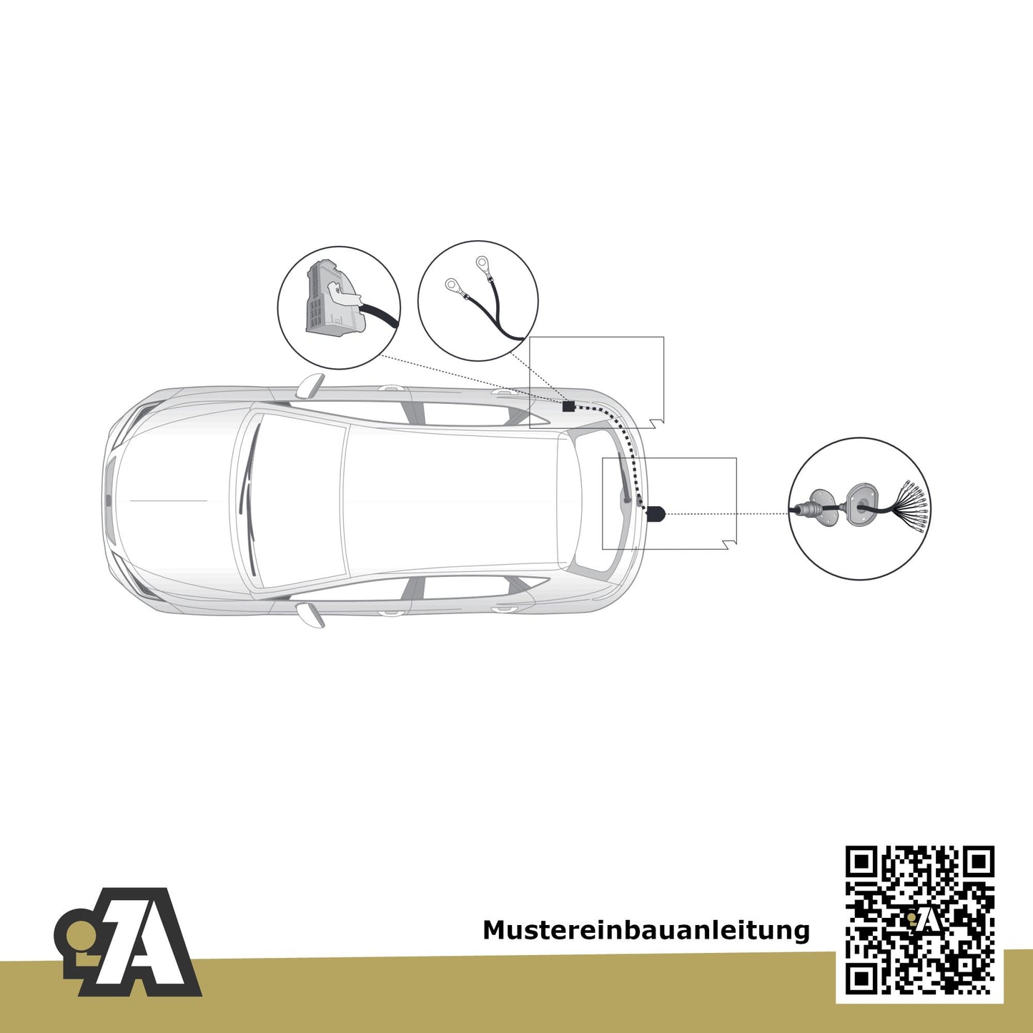 Seat Ateca 5-Türer (SUV) ab 06.2016 5FP/KH7 BRiNK Anhängerkupplung mit JAEGER Elektrosatz