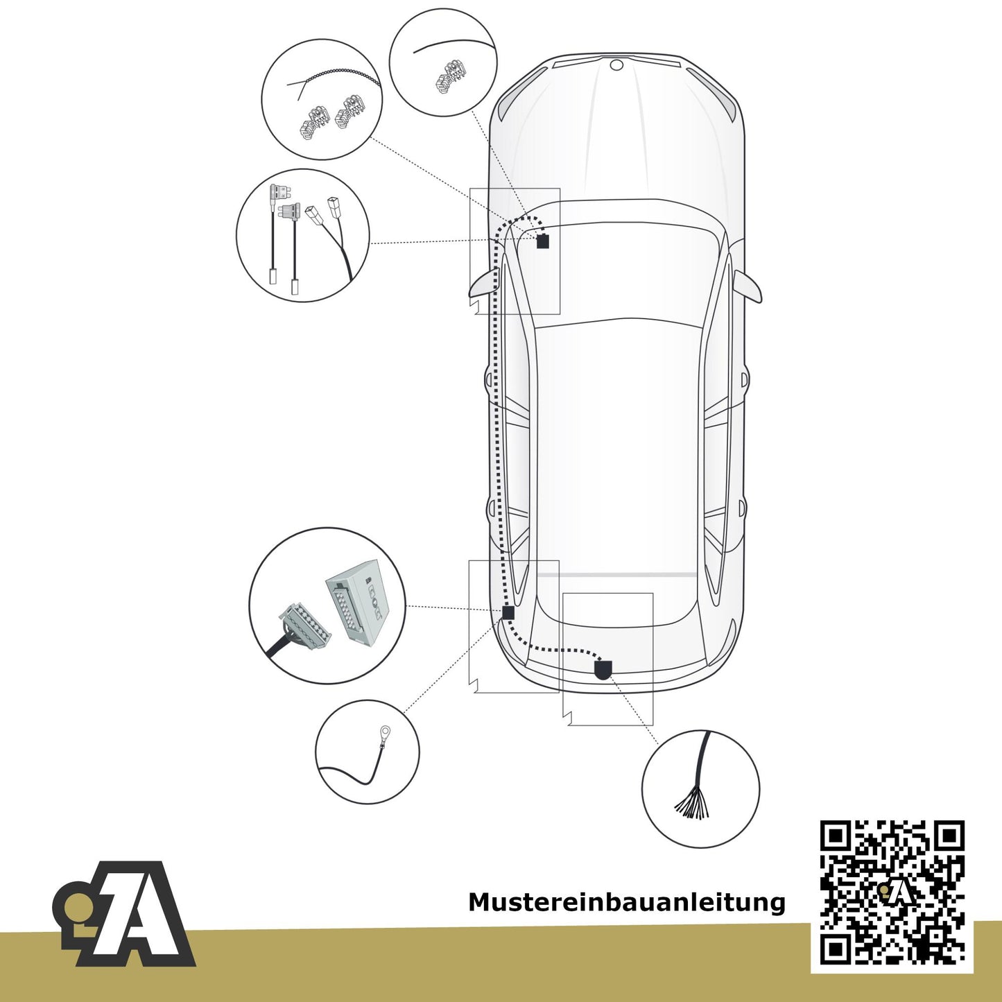 Skoda Scala 5-Türer (Kombilimousine) ab 04.2019 NW1 BRiNK Anhängerkupplung mit JAEGER Elektrosatz