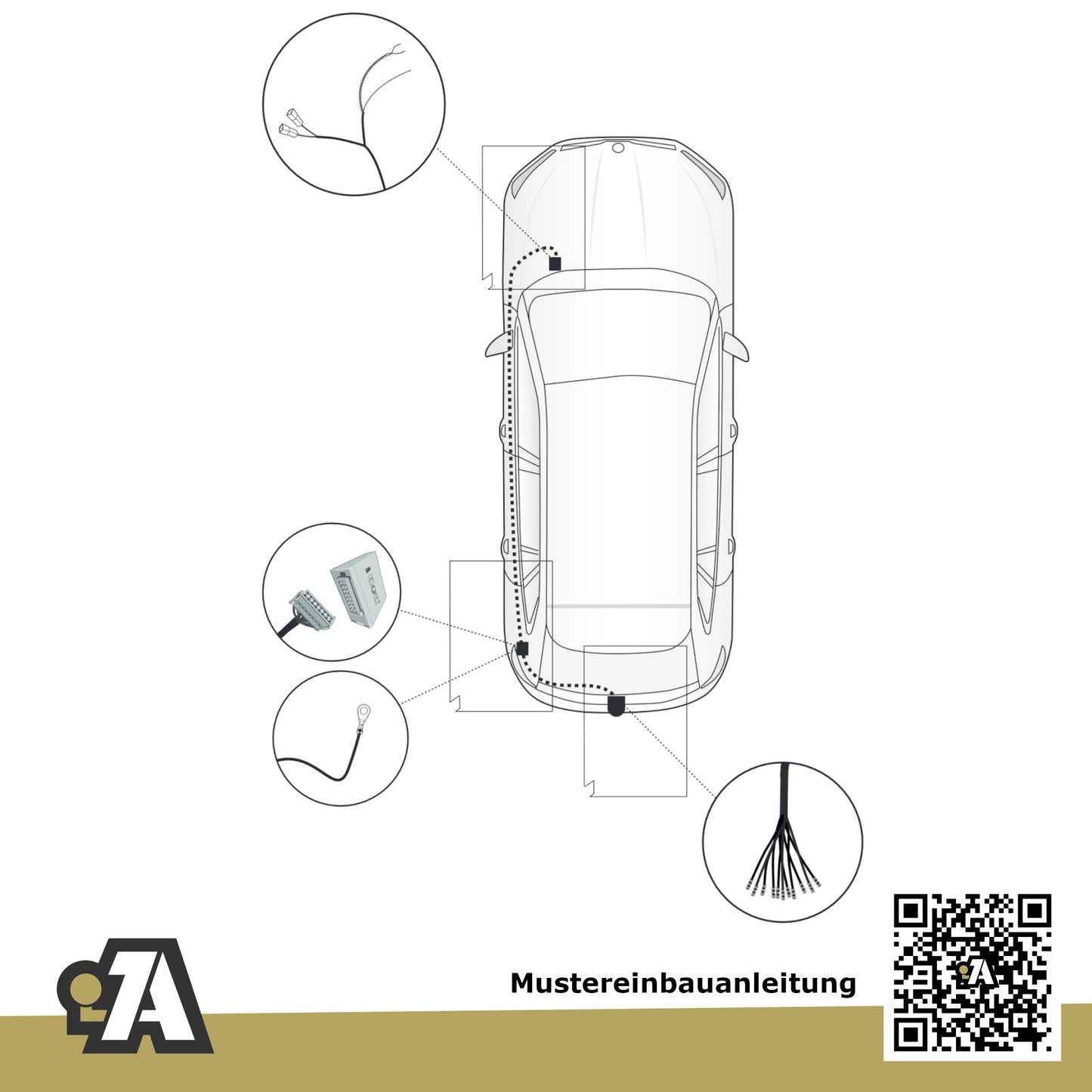 Skoda Scala 5-Türer (Kombilimousine) ab 04.2019 NW1 BRiNK Anhängerkupplung mit JAEGER Elektrosatz