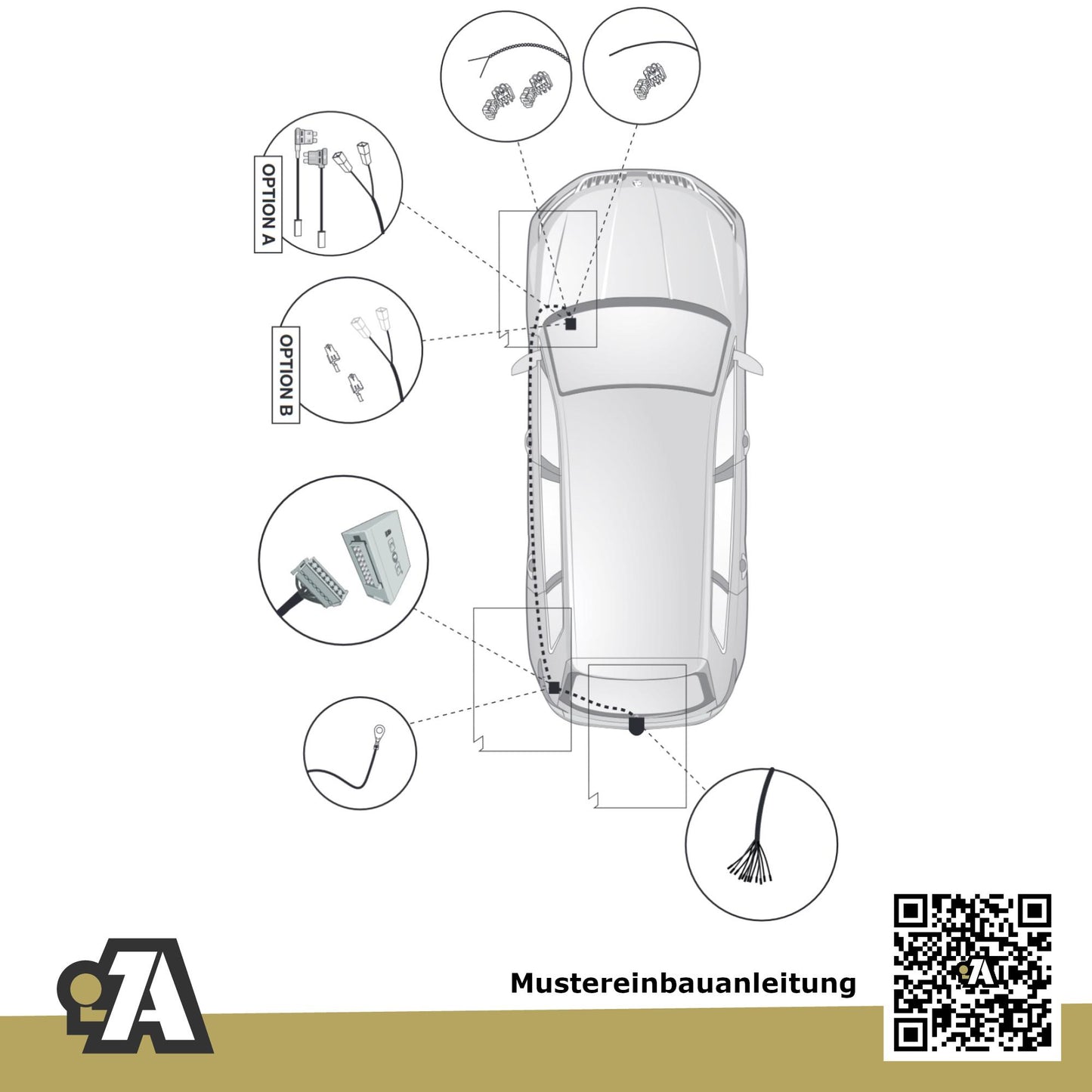 Skoda Kodiaq I 5-Türer (SUV) 03.2017-07.2023 NS BRiNK Anhängerkupplung mit JAEGER Elektrosatz