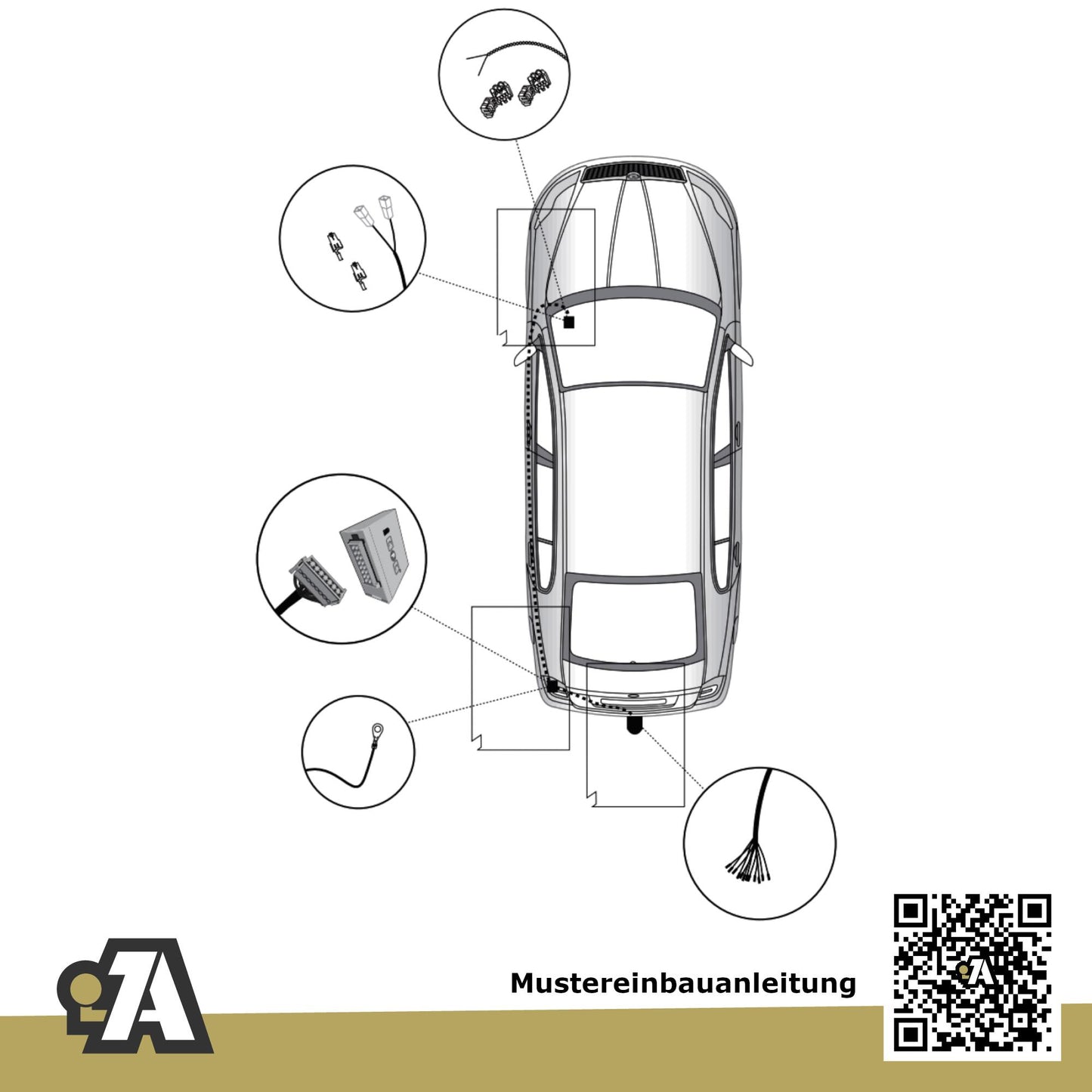 Skoda Fabia Kombi 5-Türer (Kombi) 08.2018-12.2020 NJ5 BRiNK Anhängerkupplung mit JAEGER Elektrosatz