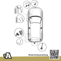 VW Golf VII Fließheck 3/5-Türer (Fließheck) 11.2012-12.2019 5G1 BRiNK Anhängerkupplung mit JAEGER Elektrosatz