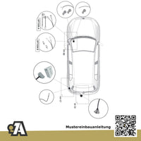 VW Golf VIII Kombi 5-Türer (Kombi) ab 07.2024 CG5 BRiNK Anhängerkupplung mit JAEGER Elektrosatz