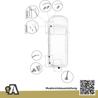 VW Caddy V Kombi / Kasten ab 12.2020 SBB / SBJ BRiNK Anhängerkupplung mit JAEGER Elektrosatz