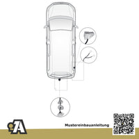 VW Caddy V Kombi / Kasten ab 12.2020 SBB / SBJ BRiNK Anhängerkupplung mit JAEGER Elektrosatz