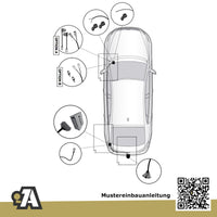 VW Arteon Shooting Brake 5-Türer (Kombi) ab 06.2020 3H9 BRiNK Anhängerkupplung mit JAEGER Elektrosatz