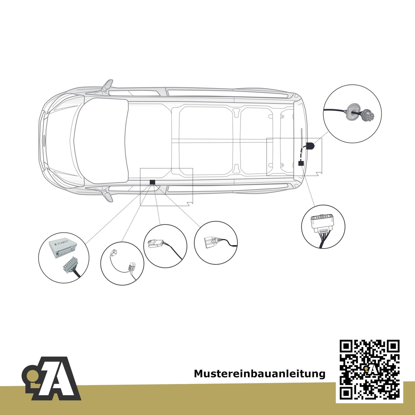 VW T7 Bus / Kasten ab 01.2025 ST_ BRiNK Anhängerkupplung mit JAEGER Elektrosatz