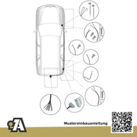 BMW 1er F40 5-Türer (Fließheck) ab 09.2019 F40 ORIS Anhängerkupplung mit JAEGER Elektrosatz