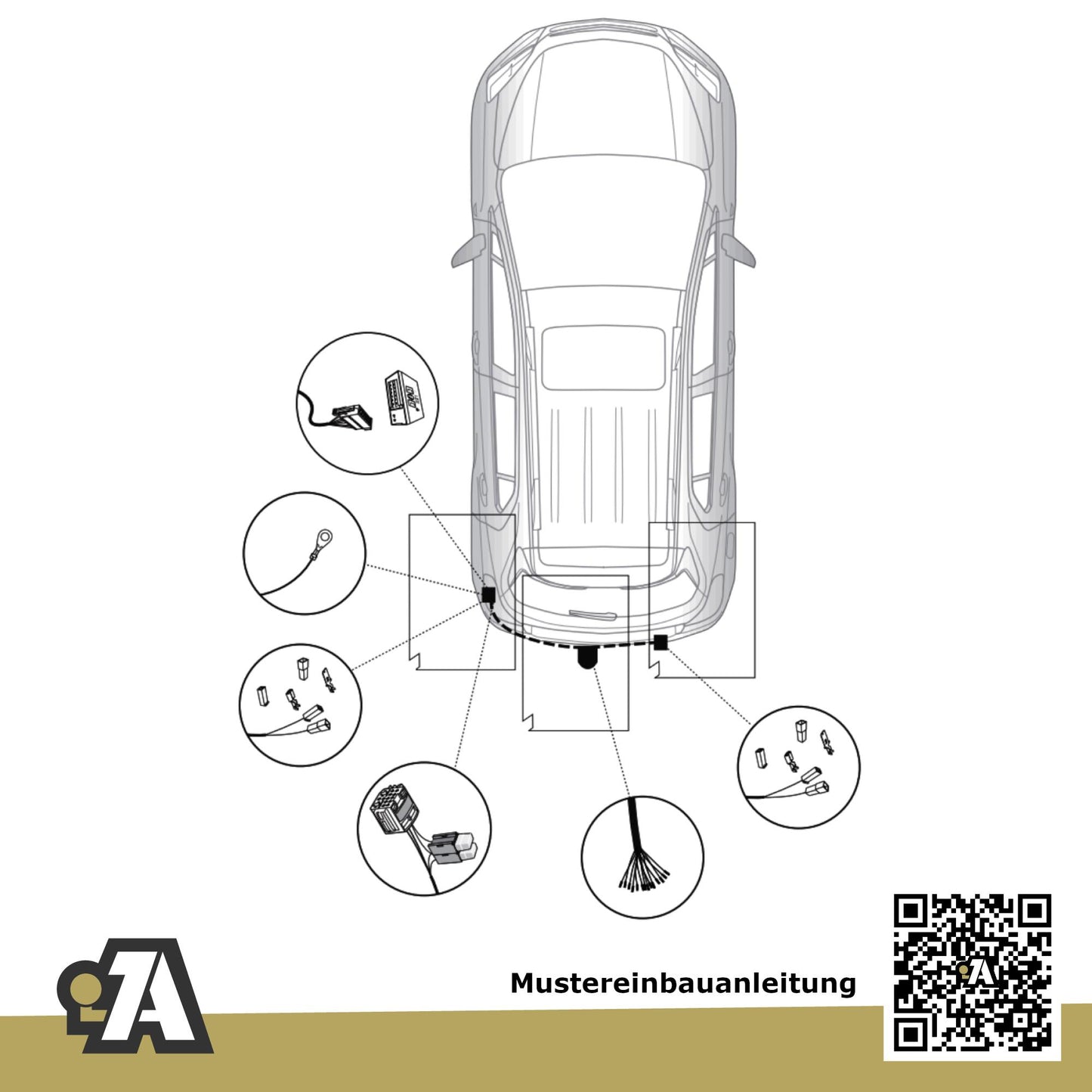 Chevrolet Trax 5-Türer (SUV) 05.2013-06.2019 ORIS Anhängerkupplung mit JAEGER Elektrosatz