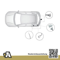 Kia Niro 5-Türer (SUV) 12.2020-03.2022 DE ORIS Anhängerkupplung mit JAEGER Elektrosatz
