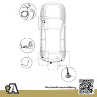 Audi A3 3-Türer (Fließheck) 07.2008-04.2012 8P1 BRiNK Anhängerkupplung mit JAEGER Elektrosatz