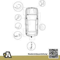 Seat Ibiza 3/5-Türer (Fließheck) 07.2008-07.2015 6J1 / 6J5 ORIS Anhängerkupplung mit JAEGER Elektrosatz