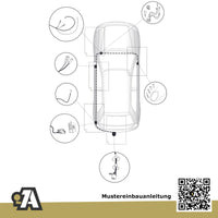 VW Polo V 3/5-Türer (Fließheck) 07.2009-04.2014 6R ORIS Anhängerkupplung mit JAEGER Elektrosatz