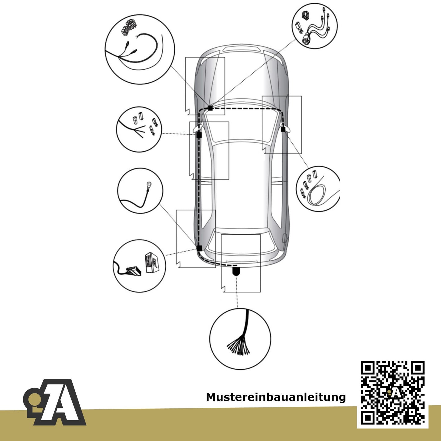 VW Polo V 3/5-Türer (Fließheck) 07.2009-04.2014 6R ORIS Anhängerkupplung mit JAEGER Elektrosatz