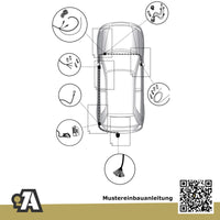 VW Polo V 3/5-Türer (Fließheck) 07.2009-04.2014 6R ORIS Anhängerkupplung mit JAEGER Elektrosatz
