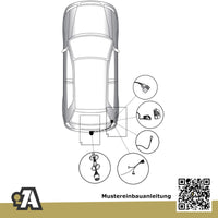 Audi A5 Sportback 5-Türer (Schrägheck) 09.2009-04.2017 8TA ORIS Anhängerkupplung mit JAEGER Elektrosatz