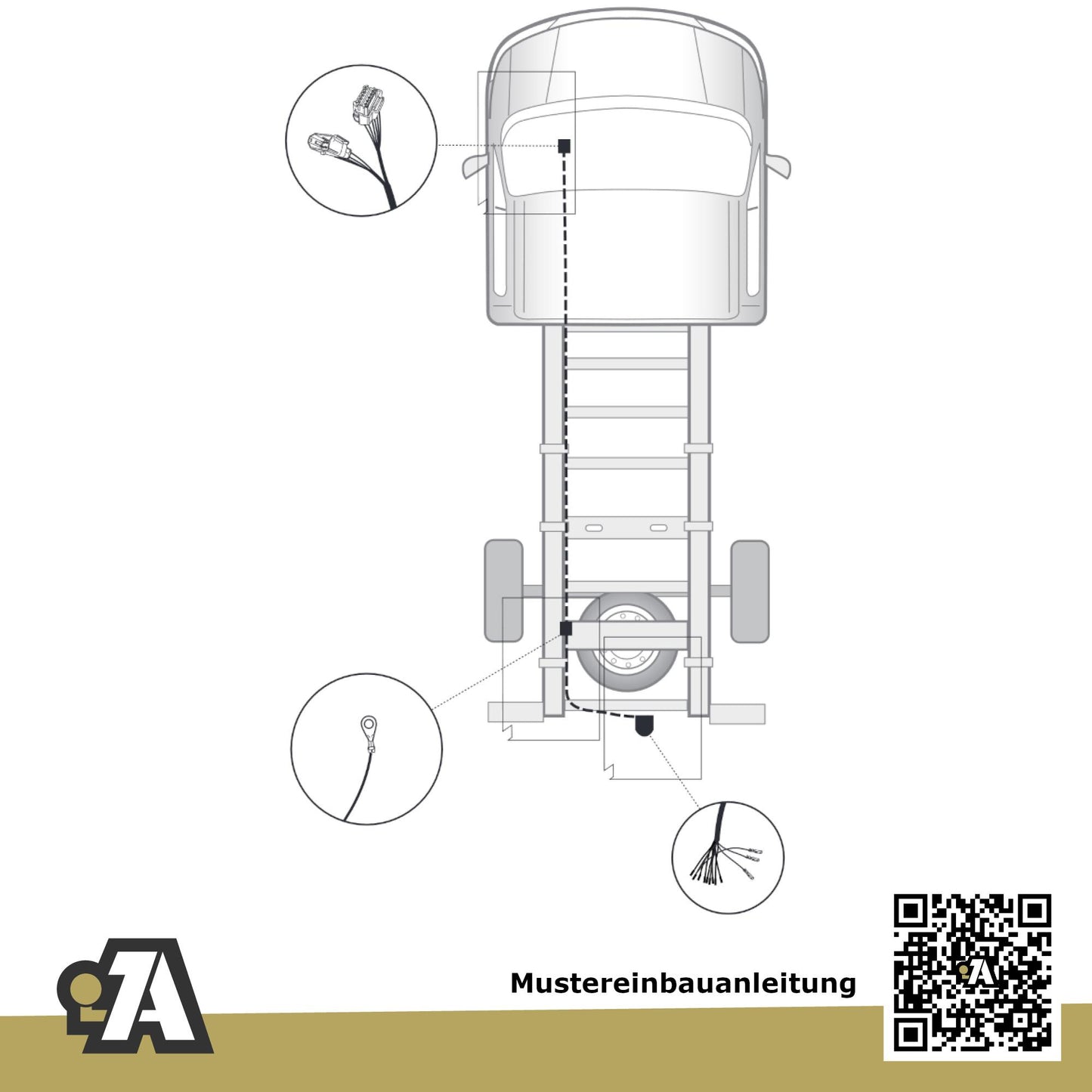 Renault Master Pritsche Einfachbereifung 06.2010-08.2014 EV/HV/UV Westfalia-Automotive mit JAEGER Elektrosatz