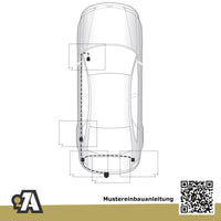 Audi A4 B7 4-Türer (Limousine) 10.2004-10.2007 8EC BRiNK Anhängerkupplung mit JAEGER Elektrosatz