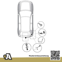 Audi A4 B8 5-Türer (Avant) 04.2008-10.2015 8K5 BRiNK Anhängerkupplung mit JAEGER Elektrosatz