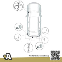 Audi Q3 5-Türer (SUV) 10.2011-11.2018 8U BRiNK Anhängerkupplung mit JAEGER Elektrosatz